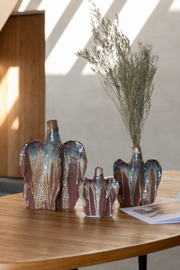 Vase Céramique Rouille Moyen