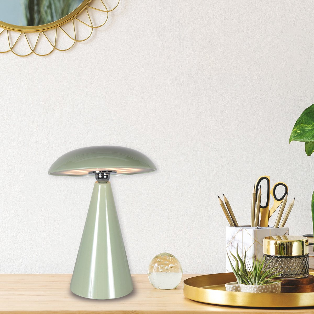 Lampe à poser Mush vert