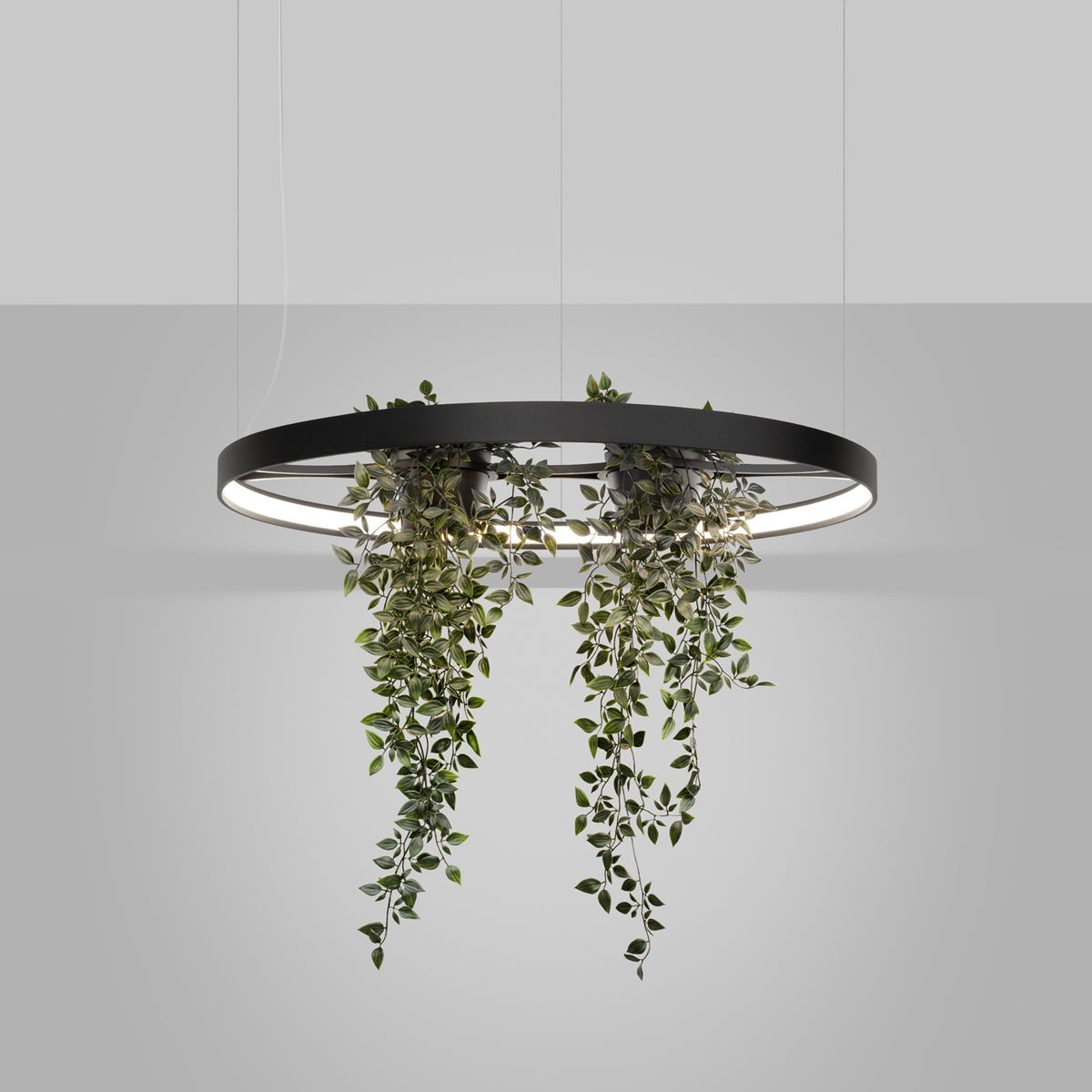 Lustre RIO BIO 78 noir LED 4000K