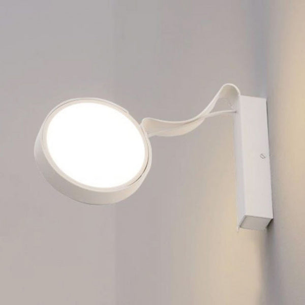 Applique murale LED DND Profile en verre, blanc, Ø 11 cm