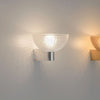 Applique murale Fata, transparent, hauteur 12 cm