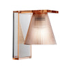 Applique murale Light-Air, ambre, hauteur 21 cm