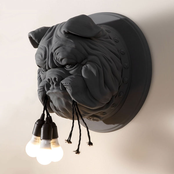Applique murale Amsterdam en céramique, gris mat, 3 lumières, Ø 41 cm
