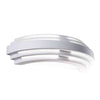 Applique murale Stiegel en céramique, blanc, hauteur 8 cm, 60 W, largeur 30 cm