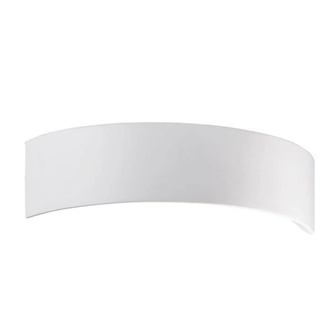 Applique murale Arco en céramique, blanc, hauteur 10 cm, 60 W, largeur 40 cm