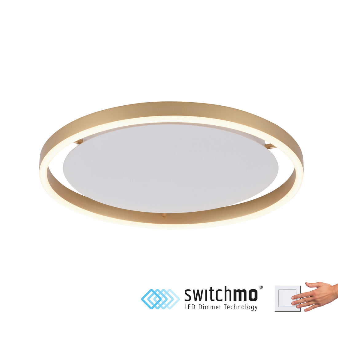 Plafonnier LED | Ritus Laiton mat L 39,3 cm