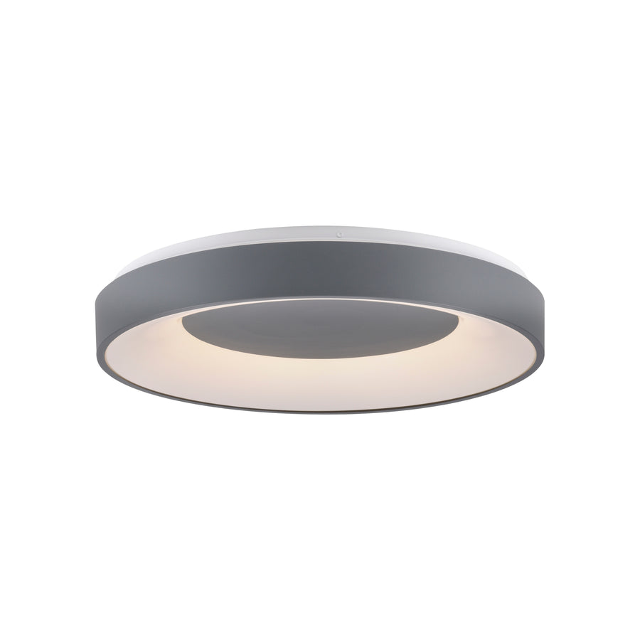 Plafonnier Anika gris et blanc