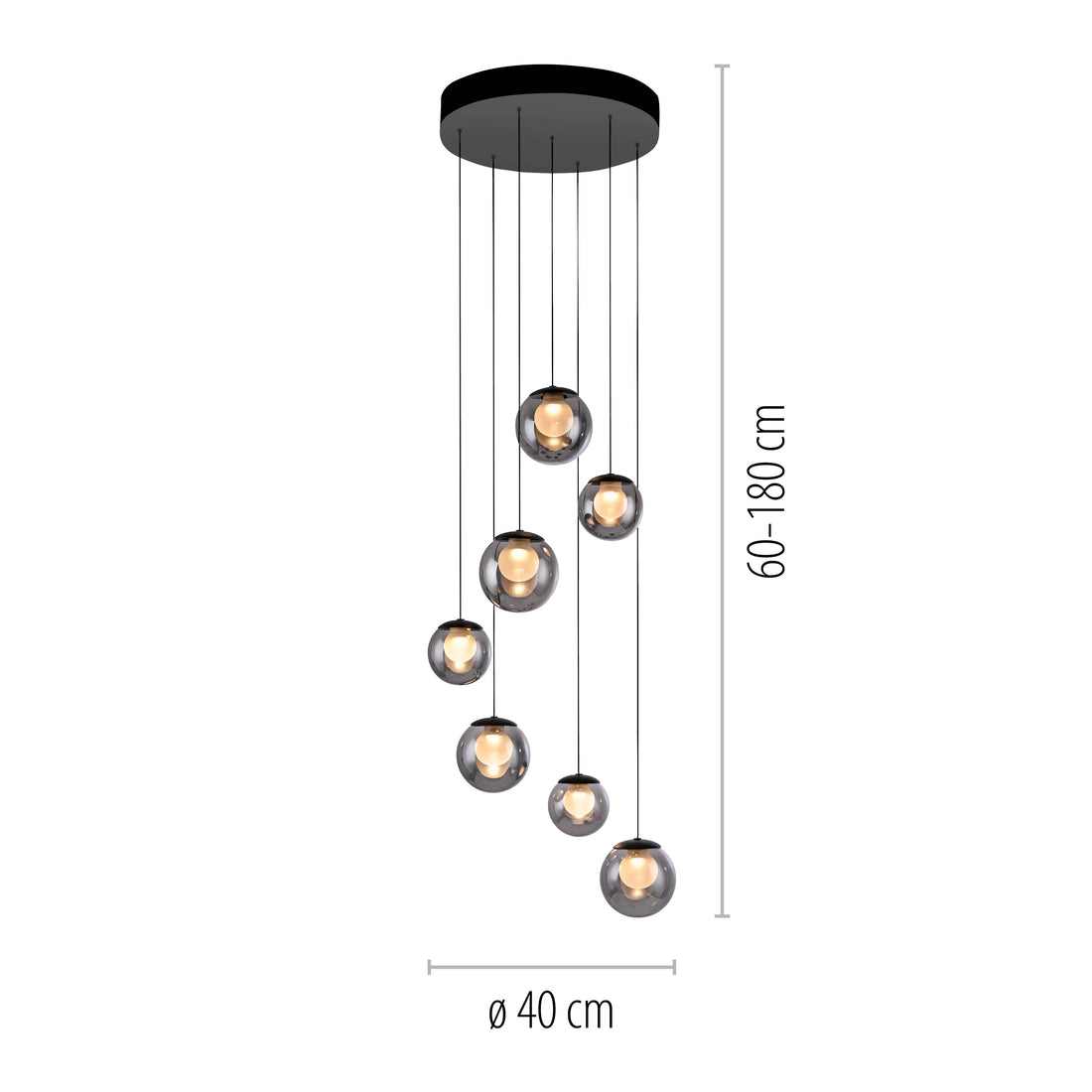 Suspension Pure Popup grise (2587-15)