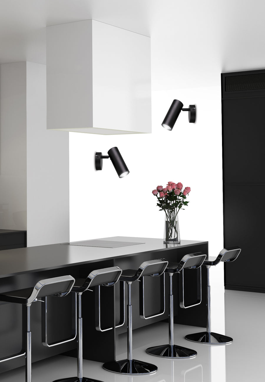 Applique murale Colly noire