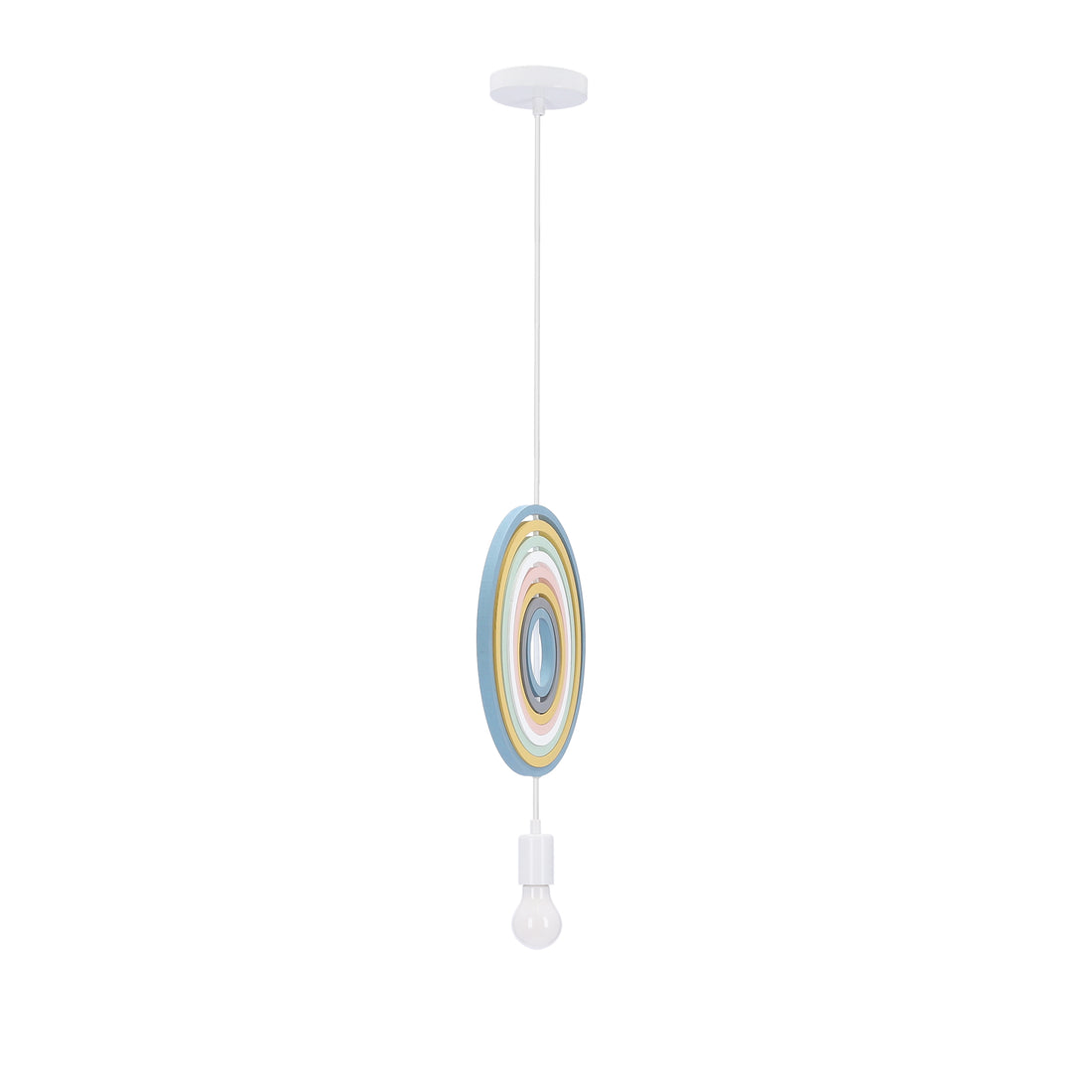 Suspension luminaire | Hoops Blanche