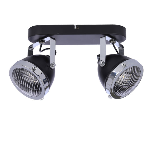 Plafonnier Crazy 2 lumières transparent