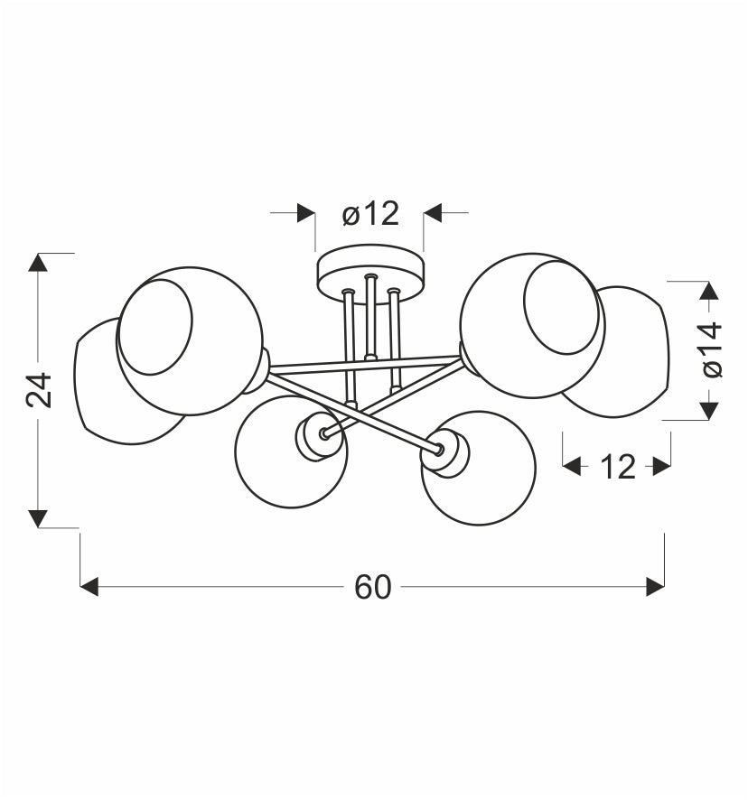 Luminaire plafonnier | Donatello