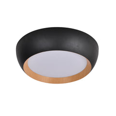 Plafonnier LED Abruzzo bois et blanc (réf. 14-24121)