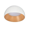 Plafonnier LED Liguria blanc et bois