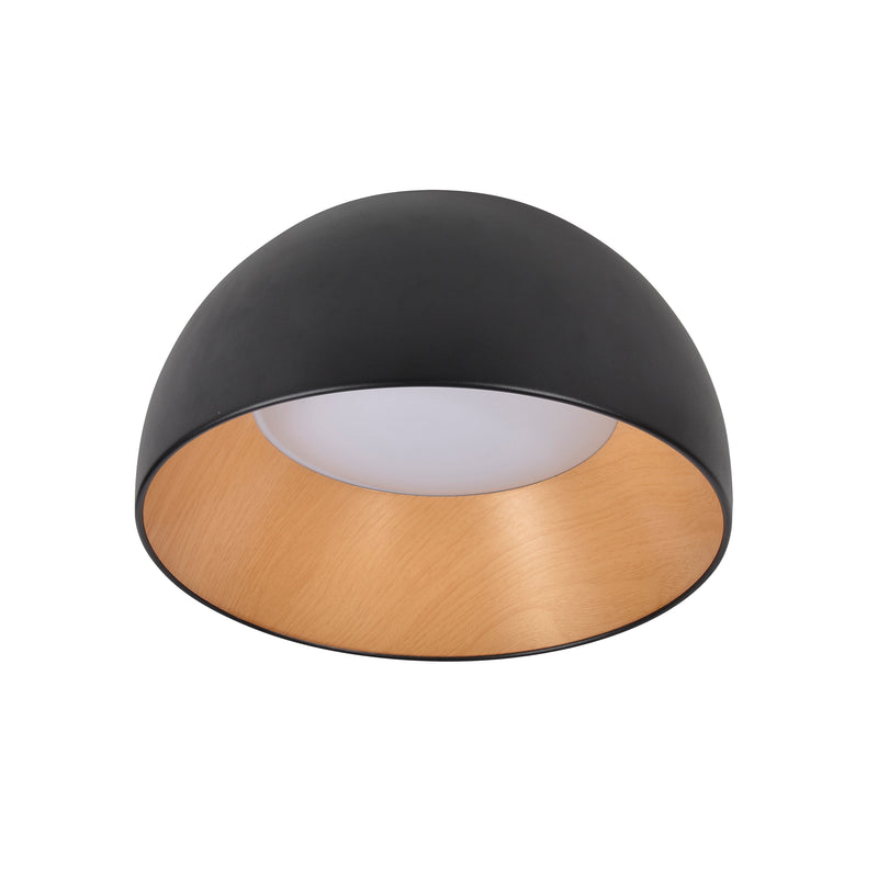 Plafonnier LED Liguria noir et blanc