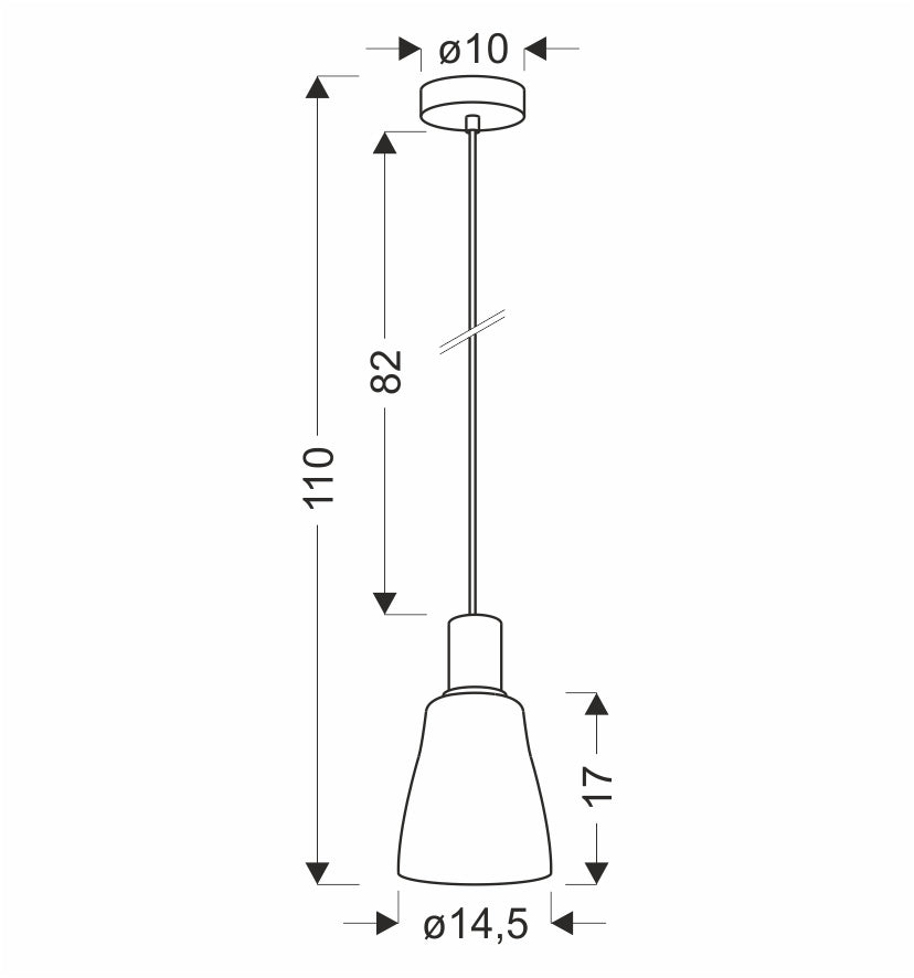 Suspension luminaire | Udin Grise