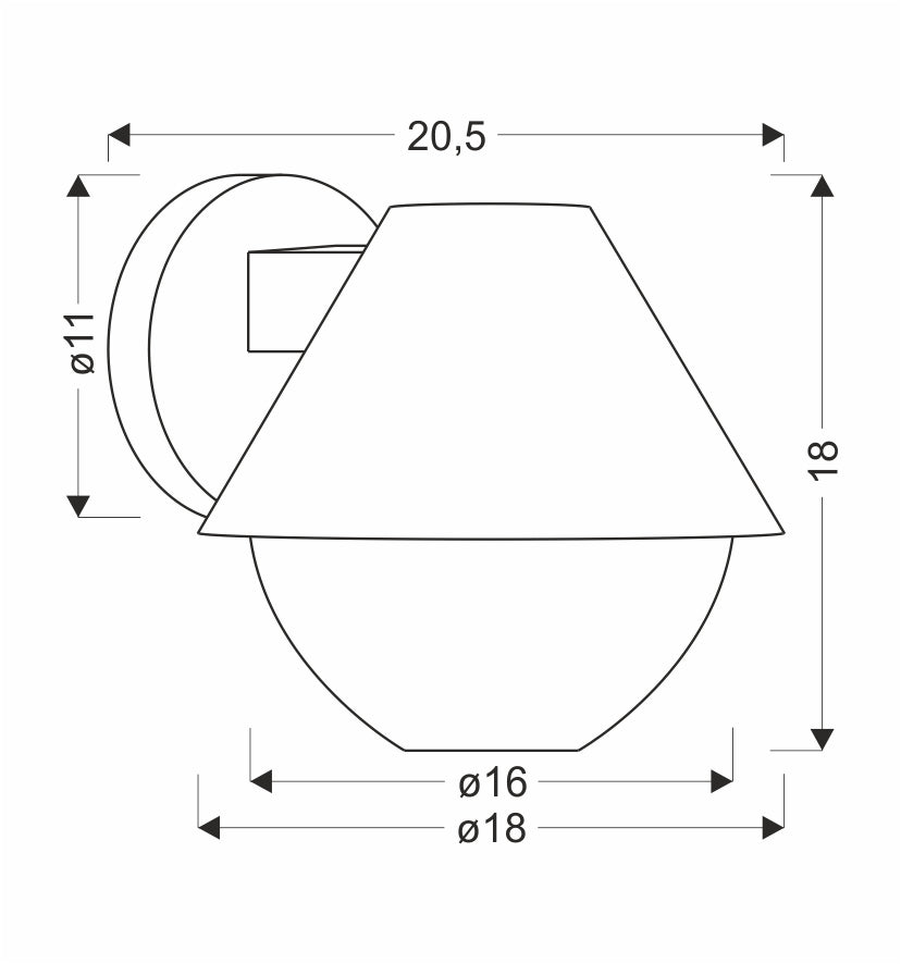 Luminaire extérieur | Hendera