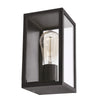 Applique extérieure Hoya noire, IP44
