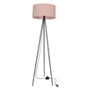 Lampadaire Shanti noir, tissu (réf. 51-38715)