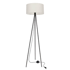 Lampadaire Shanti gris, tissu