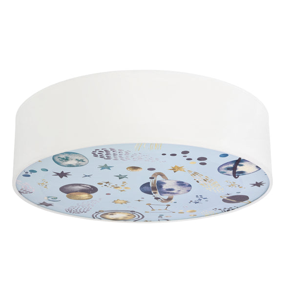 Plafonnier Kiddy 2 lumières, tissu