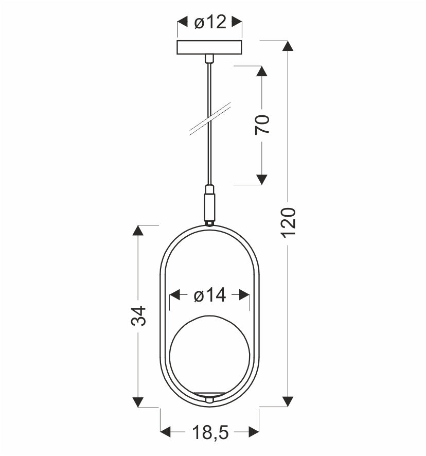 Suspension luminaire | Ondbereno