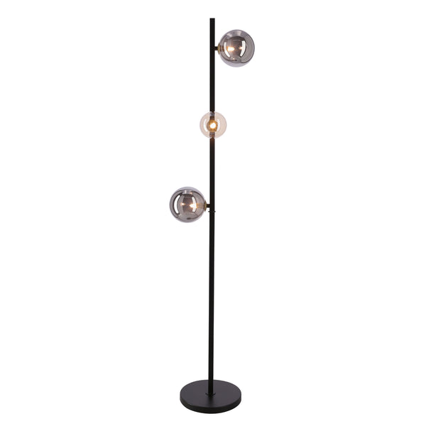 Lampadaire Kama 3 lumières, verre