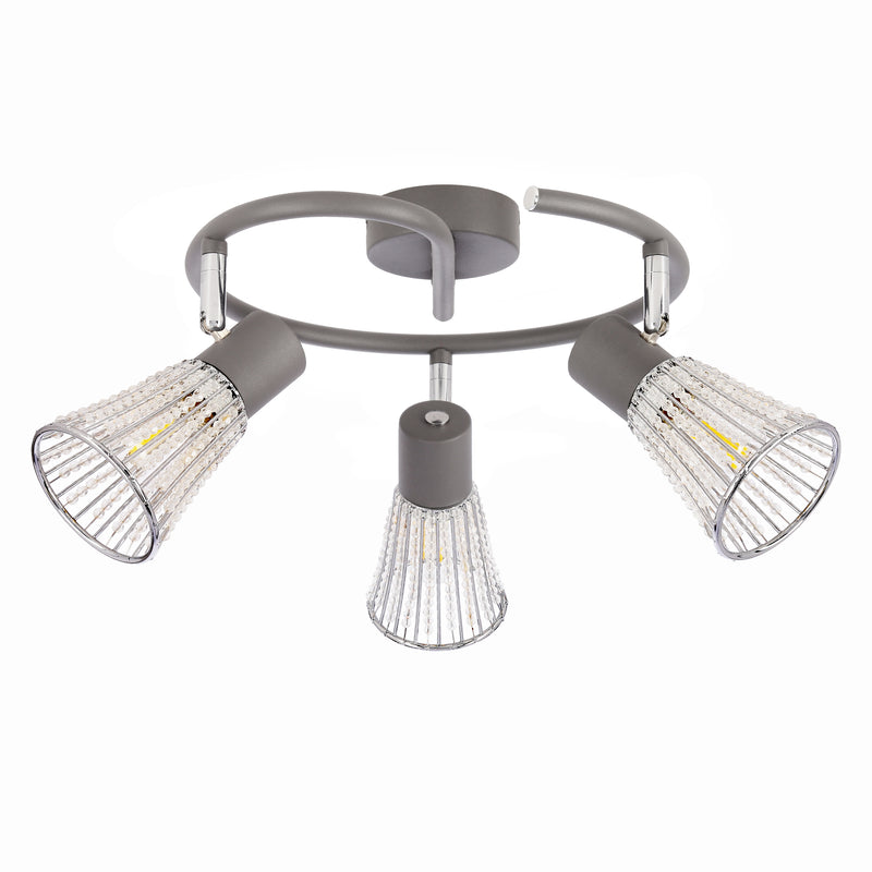 Luminaire plafonnier | Curtis Gris