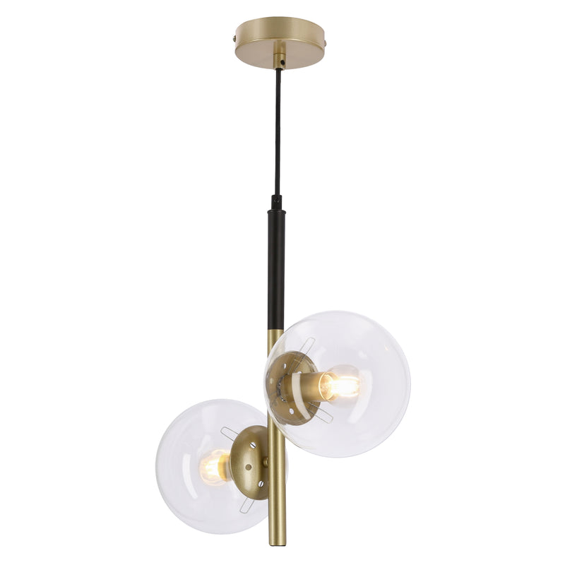 Suspension luminaire | Duo Dorée