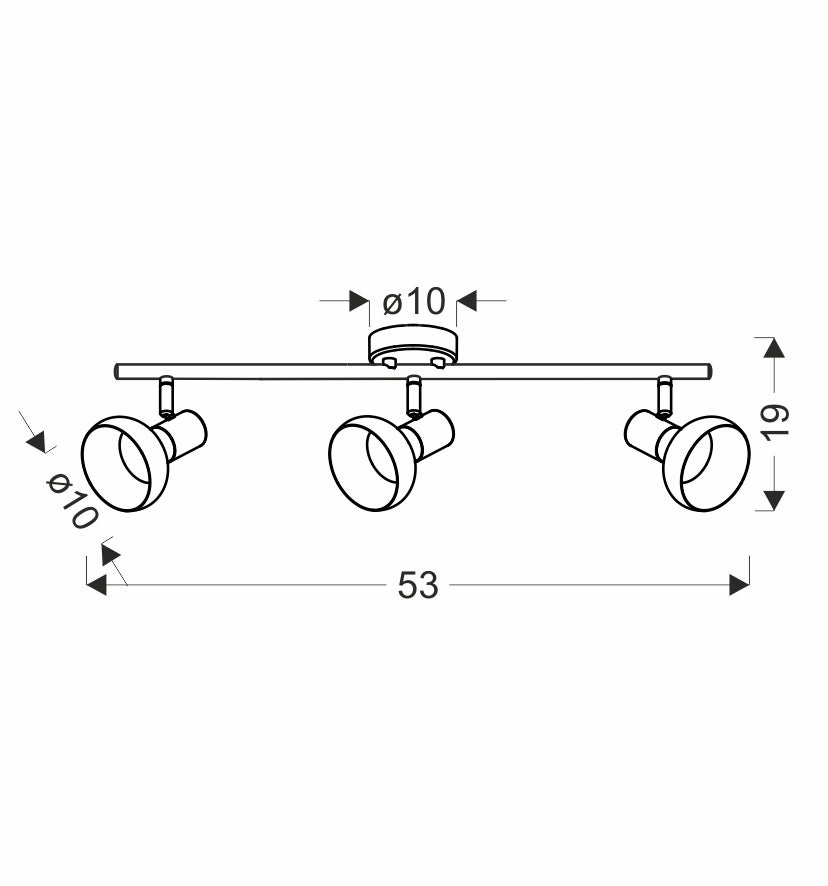 Luminaire plafonnier | Puerto L 53 cm