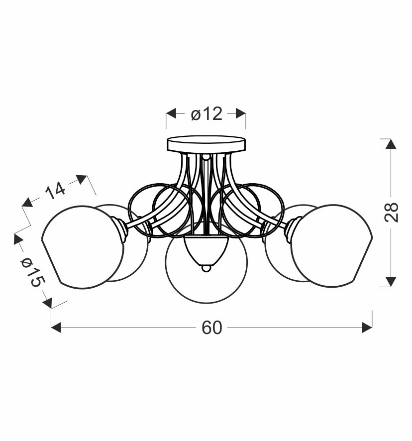 Luminaire plafonnier | Tremora
