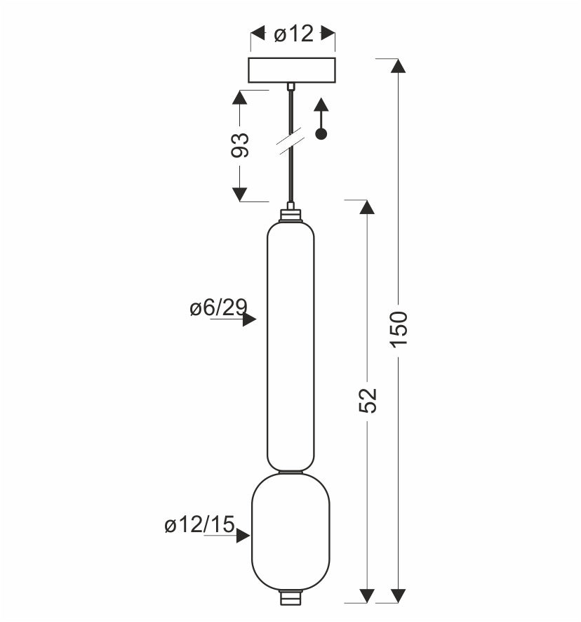 Suspension luminaire | Kelly Dorée