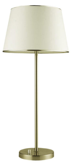 Lampe à poser Ibis laiton vieilli, tissu