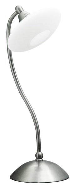 Lampe à poser Elisa nickel satiné