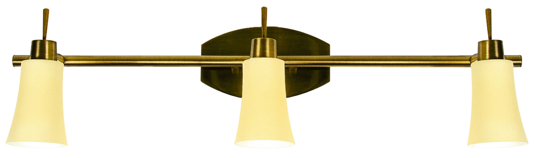 Plafonnier Croton 3 lumières, verre