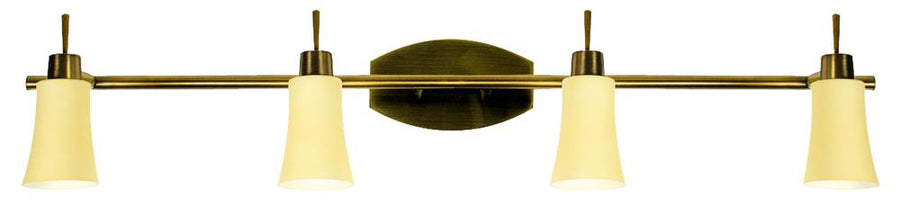 Plafonnier Kroton 4 lumières, verre