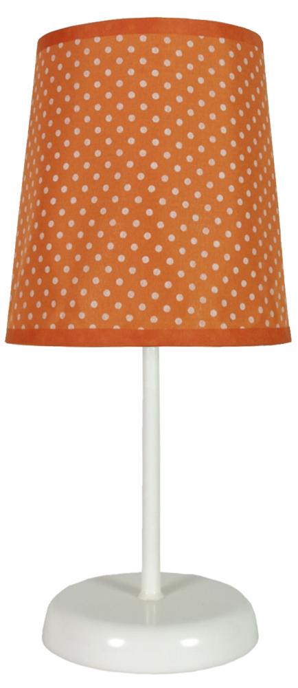 Lampe à poser Gala orange, tissu
