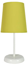 Lampe à poser Gala verte, tissu (réf. 41-98408)