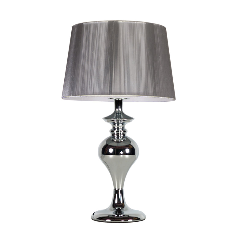 Lampe à poser Gillenia argentée