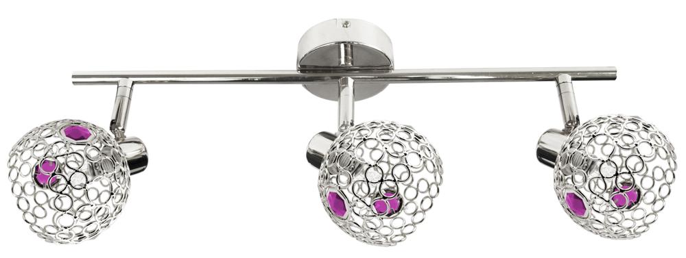 Plafonnier Aron 3 lumières, cristal