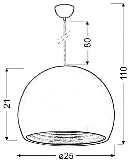 Suspension luminaire | Pictor Argentée