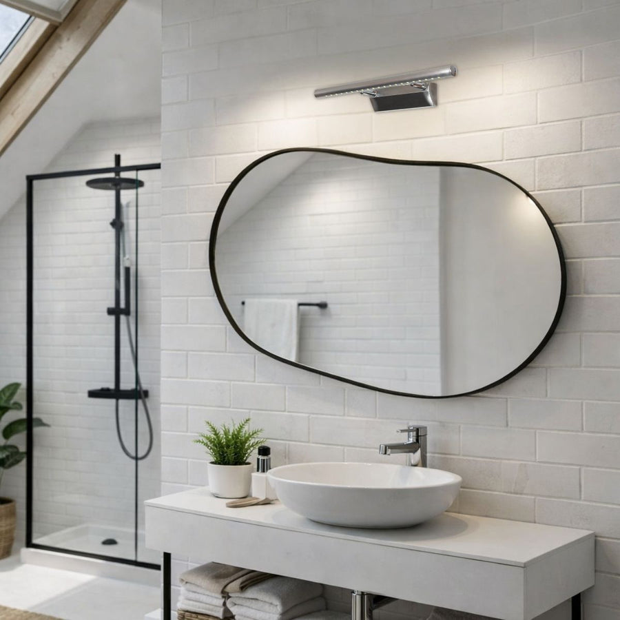 Applique murale LED Forte nickel satiné
