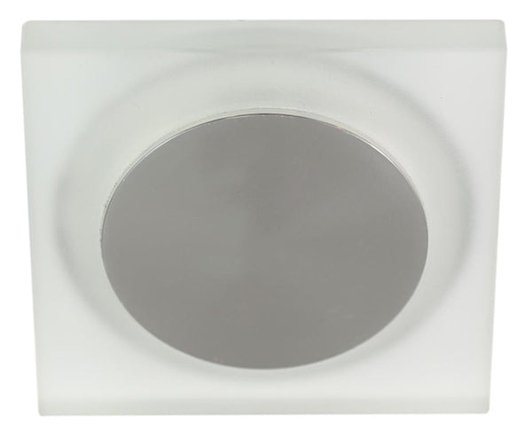 Spot encastrable LED SS-29 carré givré, verre