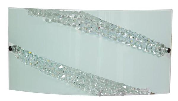 Plafonnier LED Mistery, verre