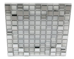 Plafonnier LED Mosaic, verre