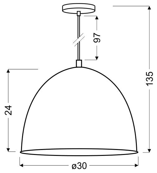 Suspension luminaire | Patch Grise