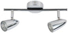 Plafonnier LED Liberty 2 lumières chromé
