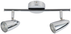 Plafonnier LED Liberty 2 lumières chromé