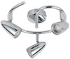 Plafonnier LED Liberty 3 lumières chromé