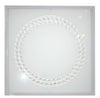 Plafonnier LED Lux nickel satiné, verre (réf. 10-60679)